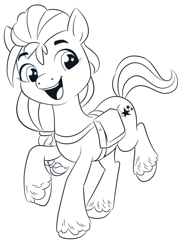 Kids-n-fun.com | Coloring page My Little Pony Next Generation Sunny